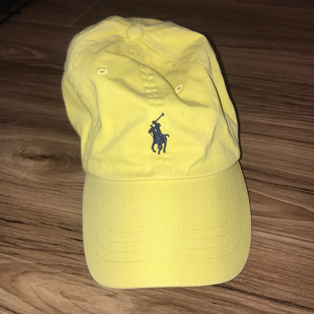 Yellow Polo Ralph Lauren hat